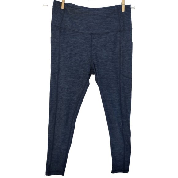 VICTORIA'S SECRET Total Knockout High-Rise Perforated Legging Navy Heather Size - Picture 2 of 7